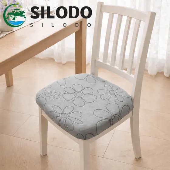 Capa Para Cadeira De Escritório Em Jacquard SILODO , Extensível Espessada Computador Respirável Jantar