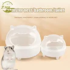 PARPERTY1 Banheiro Para Hamster , Banheira Transparente À Prova De Derramamento , Caixa De Areia Pequenos Animais Respin