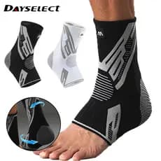 DAYSELECT 1 Peça De Compressão Esportiva Elástica Leve Futebol Levantamento De Peso Fitness Protetor De Tornozelo
