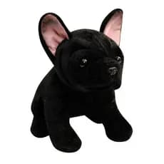 Simulação dos desenhos animados bulldog boneca brinquedo de pelúcia buldogue francês Shar Pei boneca crianças acompanhan