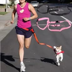 Mãos Livres Ajustáveis Corrida De Cães De Estimação Corda De Tração Da Cintura