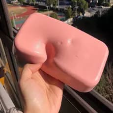 Squishy Super Macio Bolo Pegajoso Redução De Pressão Lenta Stretch Stress Fidget Toy