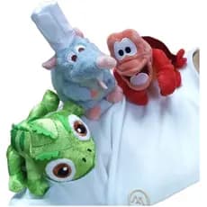 JAMXUN Disney Store Ratatouille Camaleão Pelúcia Magnética Sebastian Ombro Brinquedo De Kawaii Bonecas Crianças Presente
