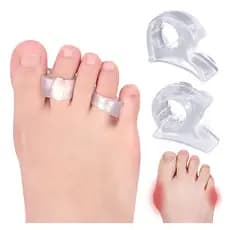 Separador de dedo do pé polegar valgus Corrector pode usar sapatos Silicone dedo do pé grande valgus toe separador Anti-