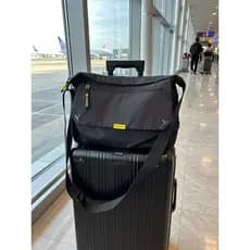 Voluntário bolsa de ombro transversal de grande capacidade, bolsa masculina leve para lazer, viagem ao ar livre, mochila