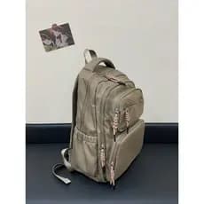 Novo Casual All-Match Multi-camada saco de escola grande capacidade redução de carga mochila viagem ao ar livre saco de