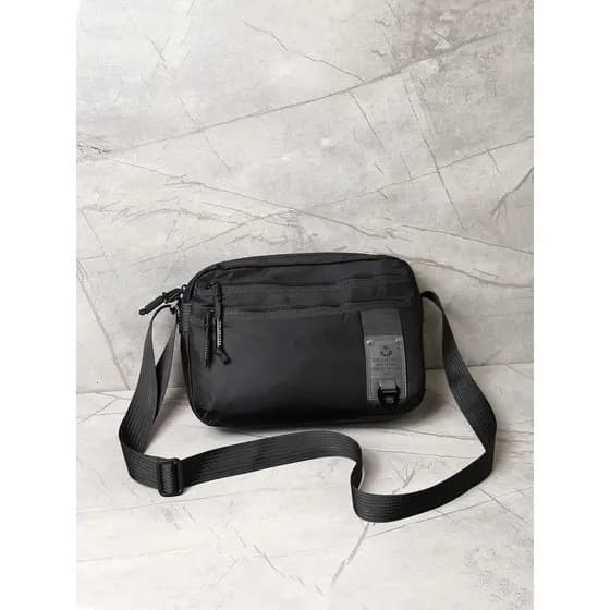 Walondier novo estilo bolsa mensageiro masculina de grande capacidade bolsa de ombro Commuter pequena mochila Oxford pan