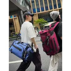 Bolsa esportiva de grande capacidade, separação seca e molhada, bolsa de ginástica masculina, bolsa de viagem, mochila l