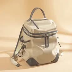 Mochila feminina estudante universitário simples High-End nicho Design mochila feminina 2026 novo estilo moda viagem de