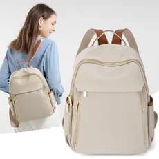 Jijia bolsa feminina mochila feminina 2026 novo estilo moda na moda Commuter trabalho simples grande capacidade lazer mo