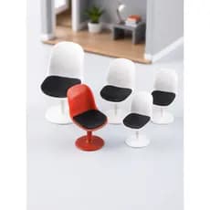 Diy modelo de mesa de areia Material assento do computador escritório cadeira giratória cadeira bar restaurante bar cena