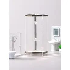 Mesa de areia materiais de construção DIY cena modelo cena chuveiro mesa areia banheiro modelo emenda chuveiro