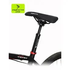 Mountain bike liga de alumínio selim bicicleta elétrica CNC absorção de choque selim condução dobrável choque