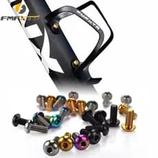 T parafuso de liga de titânio m5 * 12mm parafuso de garrafa de água suporte de copo de água de bicicleta parafuso de fix