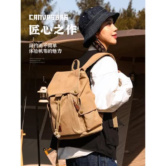 Lona novo estilo moda júnior saco de escola meninas mochila viagem passeio lazer mochila viagem computador estudantes un