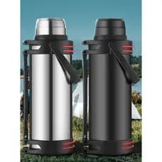 Copo térmico de grandes dimensões, masculino, feminino, grande capacidade, portátil, garrafa térmica doméstica, aço inox