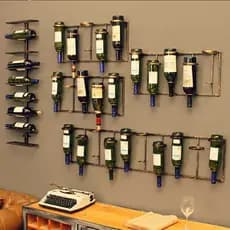 Retro cerveja rack decoração de parede estilo Industrial decoração parede pote quente restaurante churrasco Hotel vinho