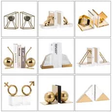 Moderno simples cristal bookends bookends bookends bookends ornamentos estação de vendas modelo sala armários de vinho H
