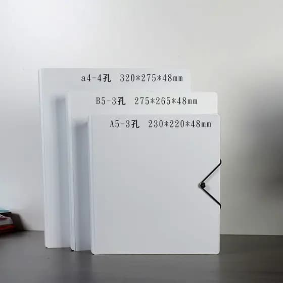 Clipe de espuma para livro de cartões, pasta de quatro furos A4 B5 a5, ampliado, perfurado, 4 furos, 3 furos, clipe de a