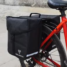 Bolsa para Mountain bike, bolsa para ciclismo de grande capacidade, à prova d'água, prateleira traseira, assento traseir