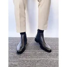 High-End couro genuíno Chelsea botas masculinas 2021 novo estilo estilo britânico forro de lã quente botas curtas Martin