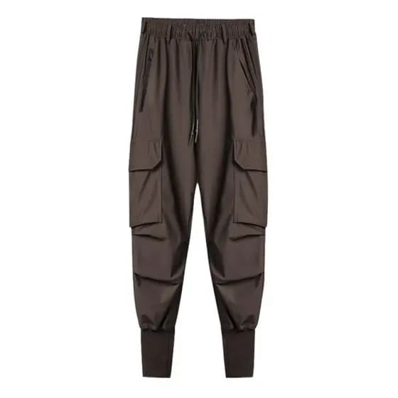 ASRV calças esportivas masculinas primavera outono Casual em linha reta correndo calças de Fitness bolso com zíper calça