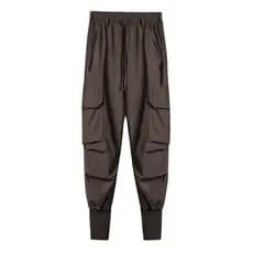 ASRV calças esportivas masculinas primavera outono Casual em linha reta correndo calças de Fitness bolso com zíper calça