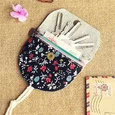 Saco de chave de tecido mudança saco chave feminino coreano bonito multifuncional grande capacidade saco chave do carro