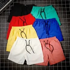 Verão doce cor sólida calças de praia calças masculinas de três pontos Shorts esportivos masculino correndo de secagem r