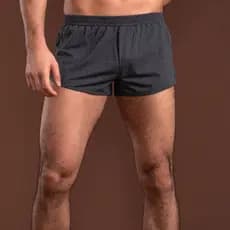 Calças de três pontos de algodão puro masculino esportes casuais calças de pijama casa Shorts masculino na moda absorven