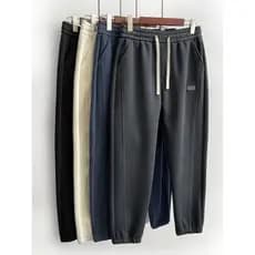 Nano Velvet Level Nine Calças à prova de vento masculinas outono inverno calças de lã de lã masculinas calças esportivas
