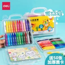 Deli 36 cores óleo Pastel alunos da escola primária jardim de infância crianças lápis de cor 12 cores 24 cores pintura p