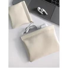Fechamento automático Saco de armazenamento apertado Fone de ouvido com fio Cabo de dados Bolsa portátil Carregador de e