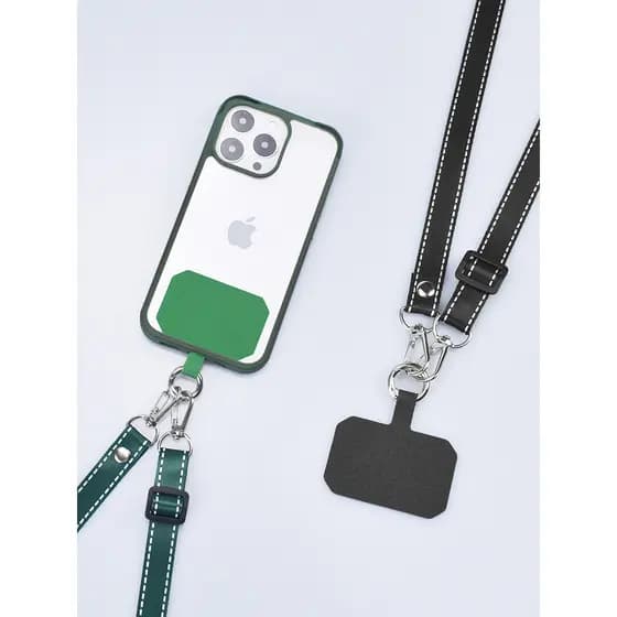 Cordão para celular, alça transversal, alça pendurada no pescoço, alça de corrente para celular, versão larga ajustável,