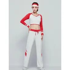 Haozhou verão Fitness Yoga roupas saltando aeróbica Bottoms competição cinco cores feminino solto calças esportivas de a