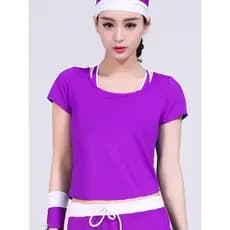 Haozhou roupa interior esportiva Fitness roupas estéticas tubo superior Yoga terno superior correndo camiseta de manga c