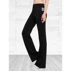 Haozhou 2025 novo estilo Yoga Wear dança aeróbica calças de dança quadrada calças de exercício de secagem rápida Fitness