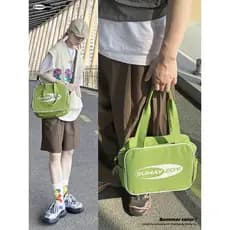 SUMAYZOY pequeno quadrado saco feminino portátil axilas Genderless saco estilo esportivo nicho Design preto saco do mens