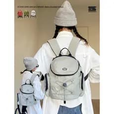 SUMAYZOY Mochila Americana Retro Mini Pequena Bolsa Escolar Commuter Lazer Viagem Montanhismo Verificado Mochila Pequena