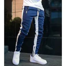 Muscle Fitness Brothers Calças Esportivas Masculinas Slim-fit Cor Combinando Zíper Casual Correndo Stretch Training Skin