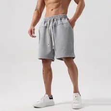 Shorts esportivos masculinos soltos americanos pesados Terry Casual Plus Size irmão correndo treinamento basquete Fitnes