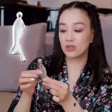 Cabeça de sereia raspagem placa Zhongliti mesmo estilo beleza Facial vara rolo bola roda olho massageador tendão vara Xi