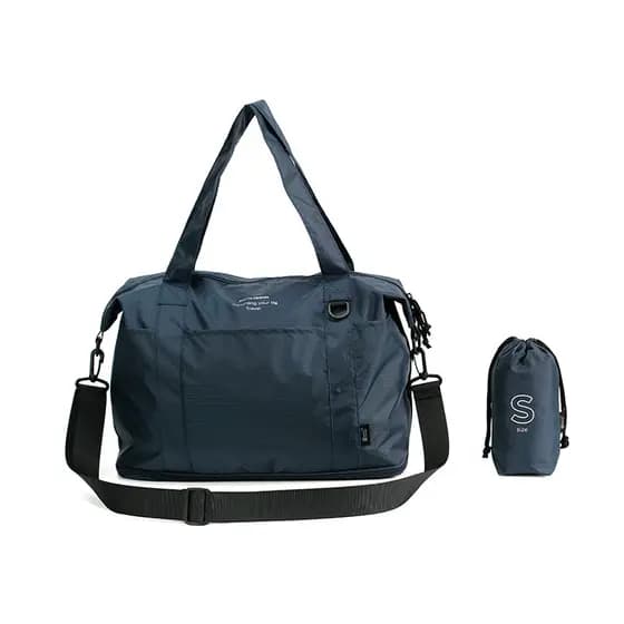 Bolsa de viagem expansível, bolsa de ombro leve, portátil, grande capacidade, dobrável, bolsa de embarque, homens, mulhe