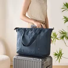 Bolsa de bagagem de curta distância, bolsa de viagem, leve, portátil, grande capacidade, dobrável, expansão, bolsa Cross