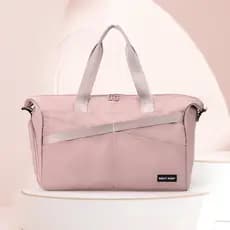 Bolsa de viagem feminina de grande capacidade, sacola de viagem de negócios de curta distância, leve, pode cobrir o carr