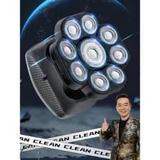 Cabeça de barbear elétrica masculina York, ferramenta útil, auto-vibração, cabeça de barbear dedicada, autoatendimento,