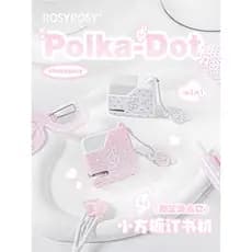 RosyPosy Conjunto macio de grampeador de bolinhas para estudantes usam Mini grampeador pequeno de alto valor, material e