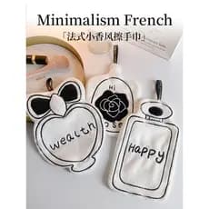 Toalha de mão simples francesa pendurável, banheiro infantil, absorvente, espessada, secagem rápida, pano especial de co