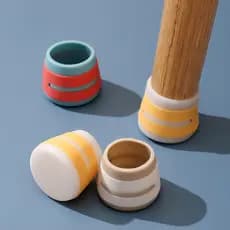 Cadeira pé esteira mesa cadeira pé tapete mesa de canto Silicone capa protetora silencioso pé de mesa Anti-deslizamento