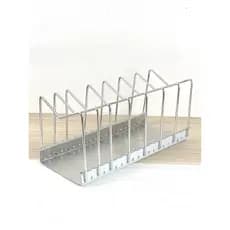 Aço inoxidável engrossado placa de corte rack assadeira rack prato de jantar placa de corte rack de armazenamento espaça